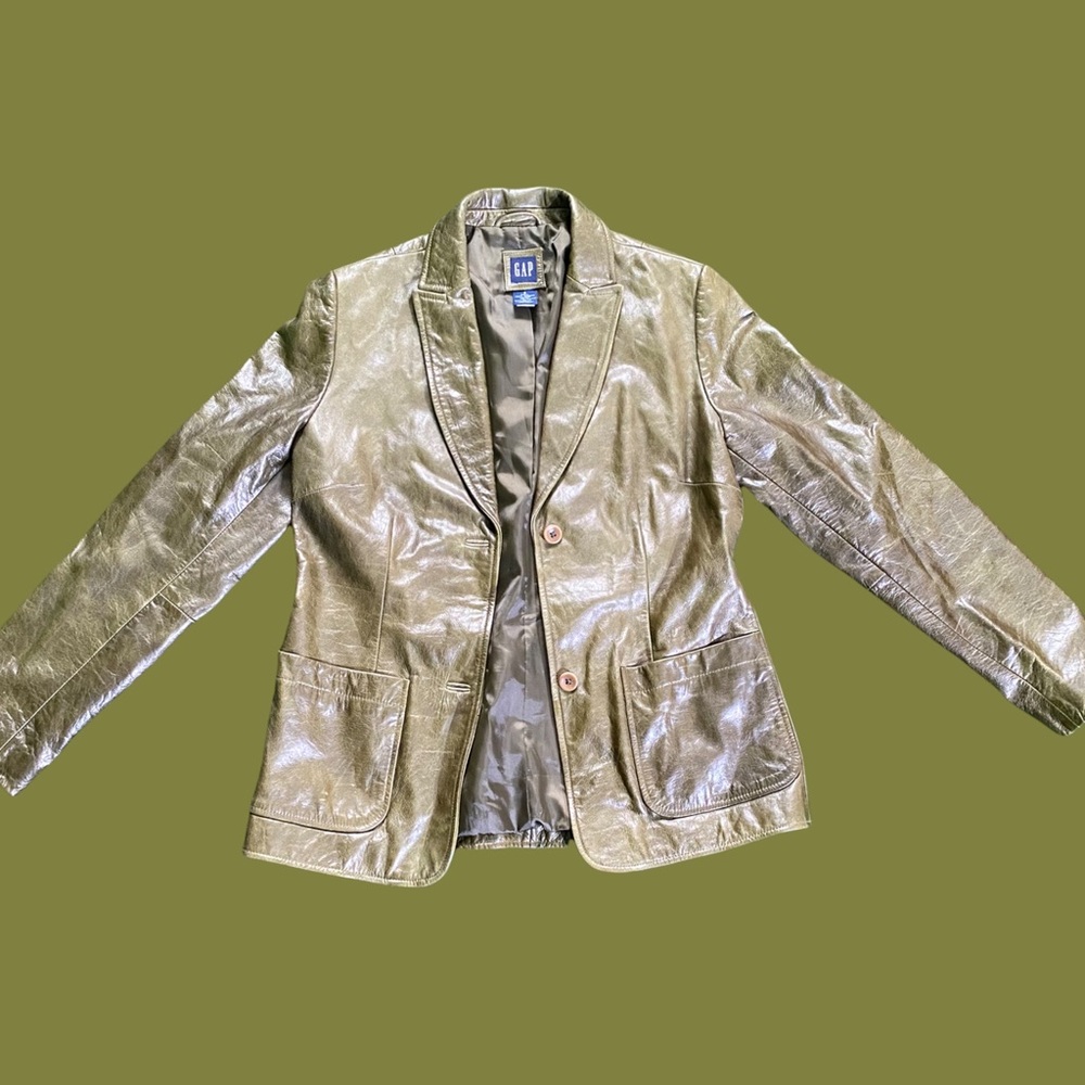 Vintage Gap Leather Blazer